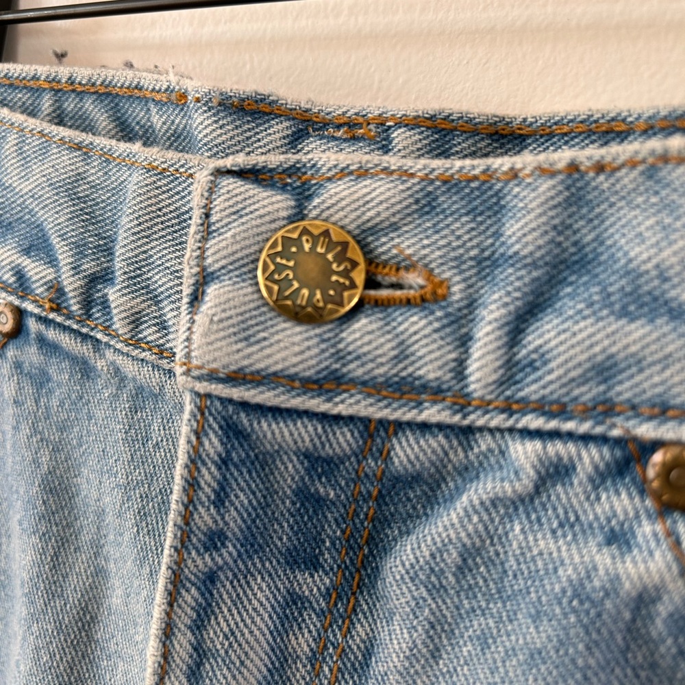 Vintage High Waisted Pulse Jeans Wear, Faded